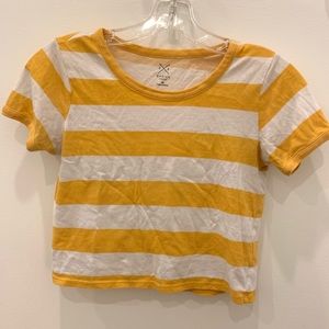 Yellow Striped Tee